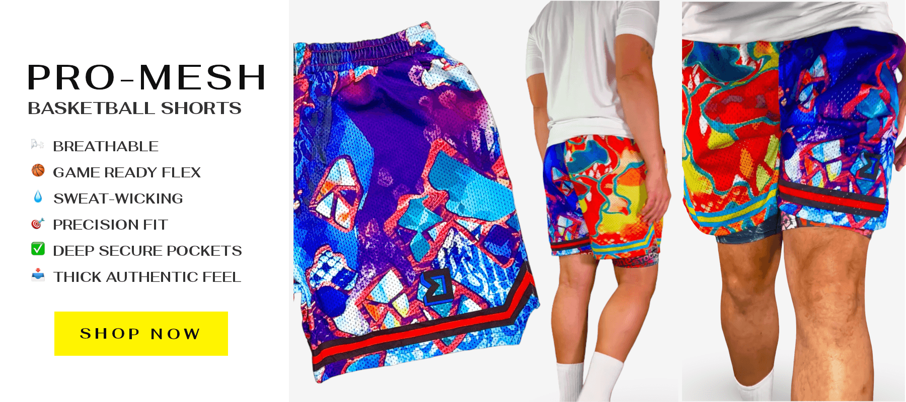 Mesh Basketball Shorts | Trap'N Shorts® – TRAPN™ Shorts