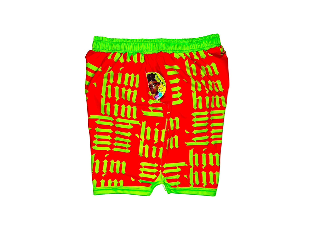 HiM REVERSE GRINCH | Dry-Fit Shorts - ALL Sizes Trap'n Shorts