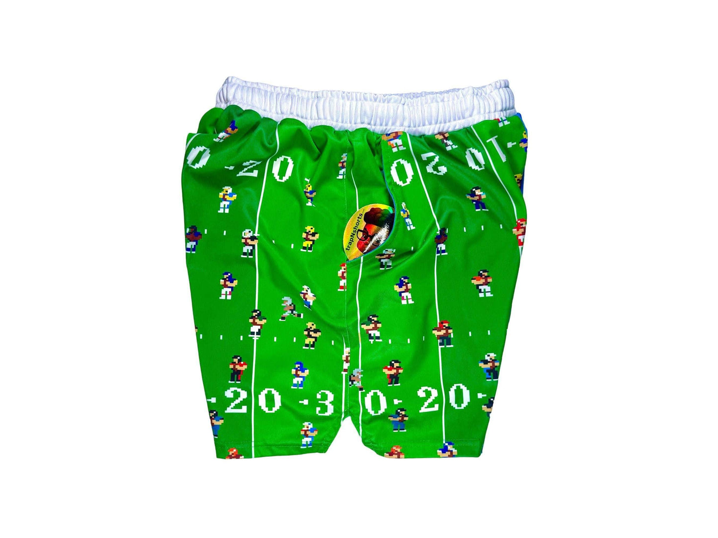 RETRO/TECMO BOWL Dry-Fit Basketball Shorts ๐ฅ ๐๐ฉท๐ต๐ - Trap'n Shorts