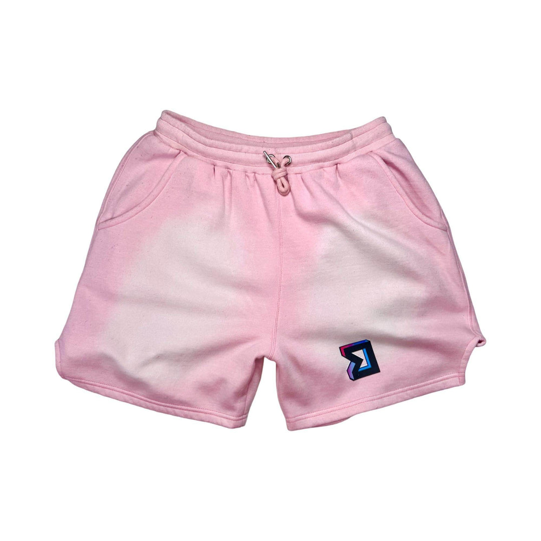 PINK Acid Jogger Shorts | Premium Acid Wash Sweat Shorts - by Trap'N Shorts Trap'n Shorts