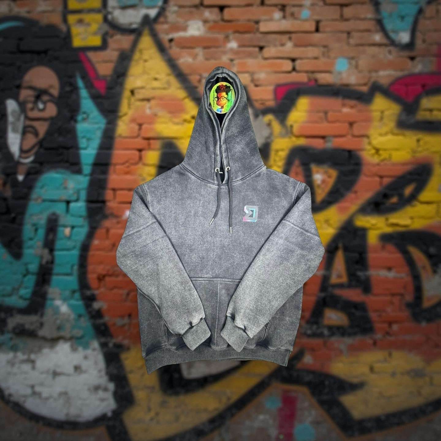 CharCOALs Acid Wash Premium Hoodie by Trap'N Shorts ♠️🔥