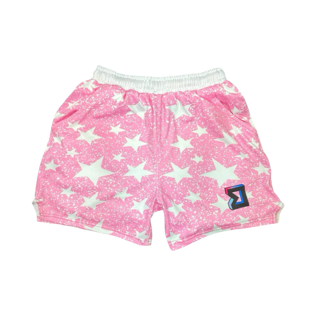 SNOWSTARs PINK | Dry-Fit Athletic Shorts - ALL Sizes Trap'n Shorts