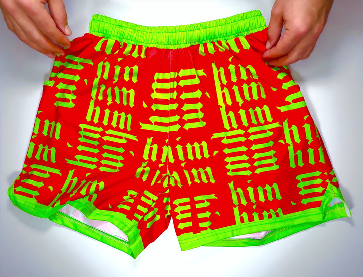 HiM REVERSE GRINCH | Dry-Fit Shorts - ALL Sizes