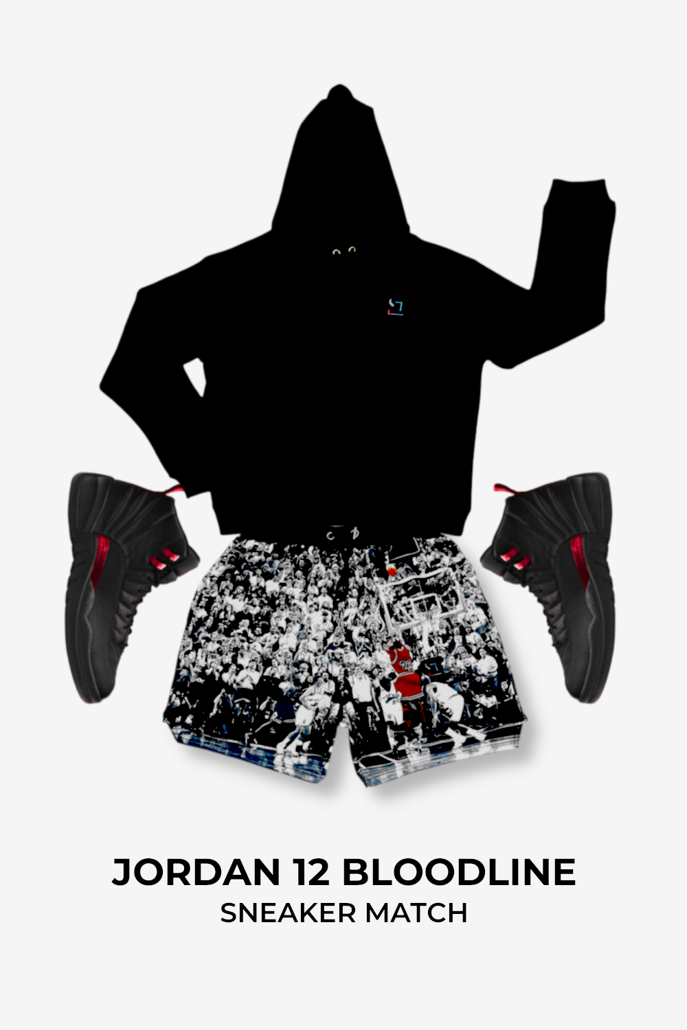 Jordan 12 Bloodline x Game Winner Sneaker Match