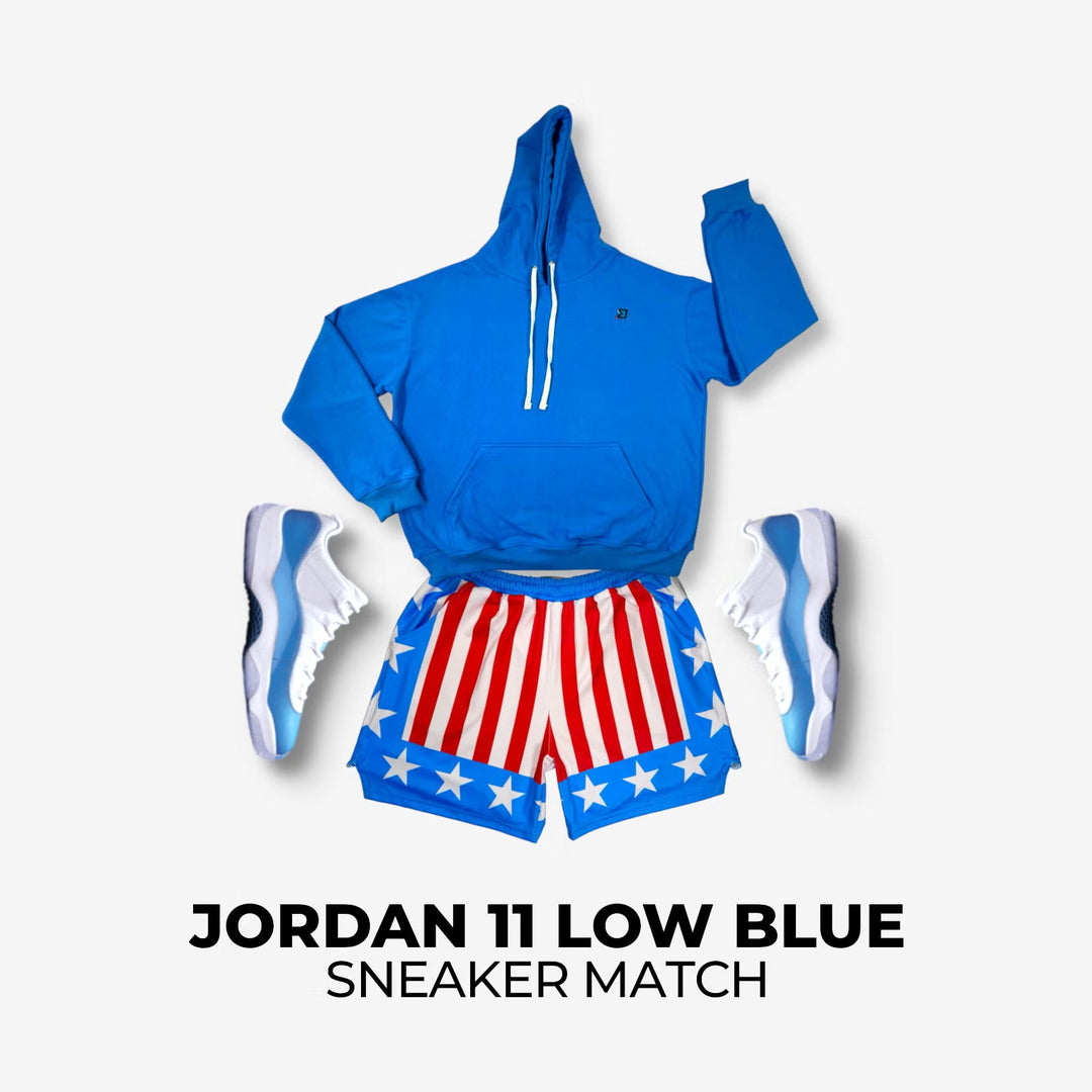 Jordan 11 Low University x Apollo Sky Sneaker Match