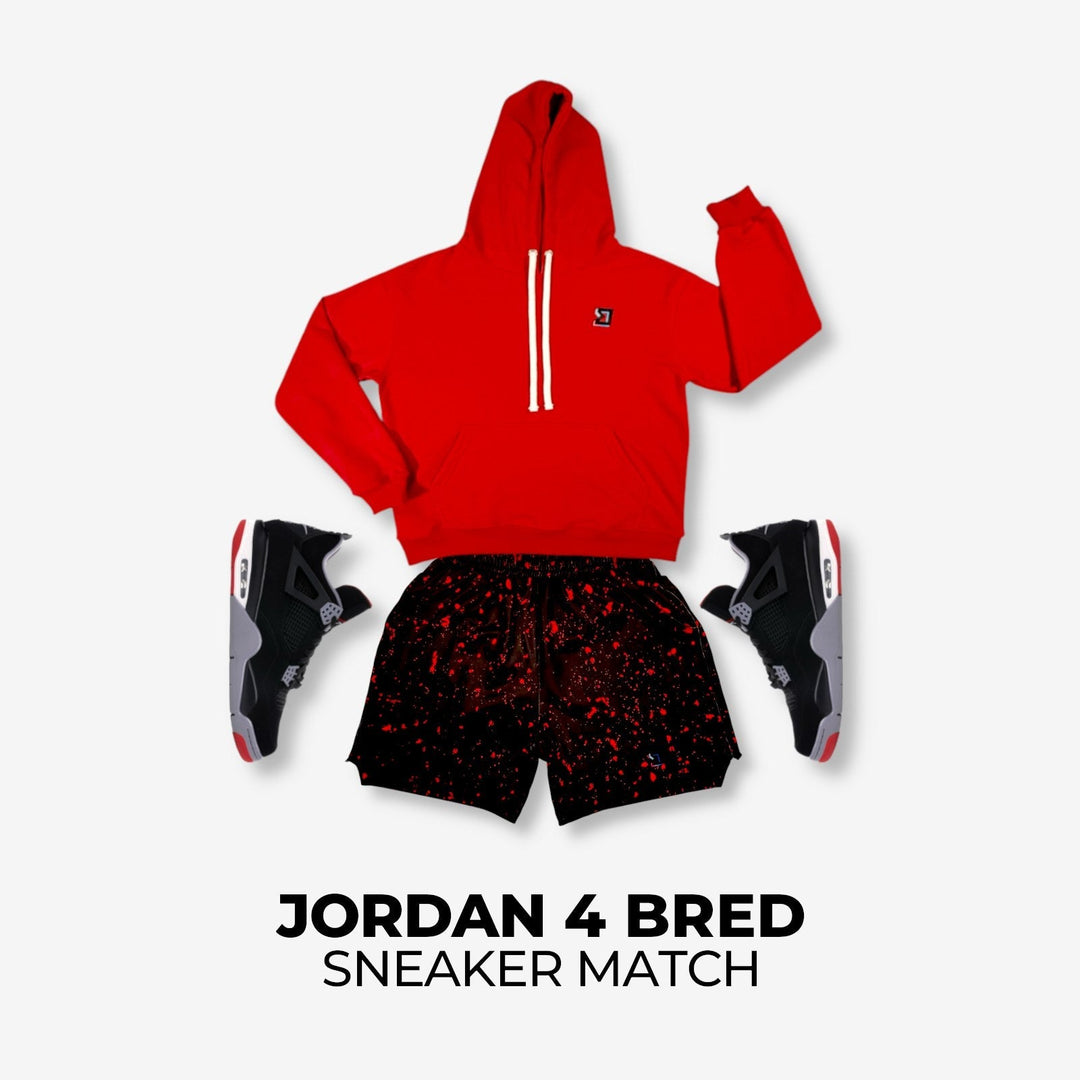 Jordan 4 BRED x Speckle Bred Sneaker Match
