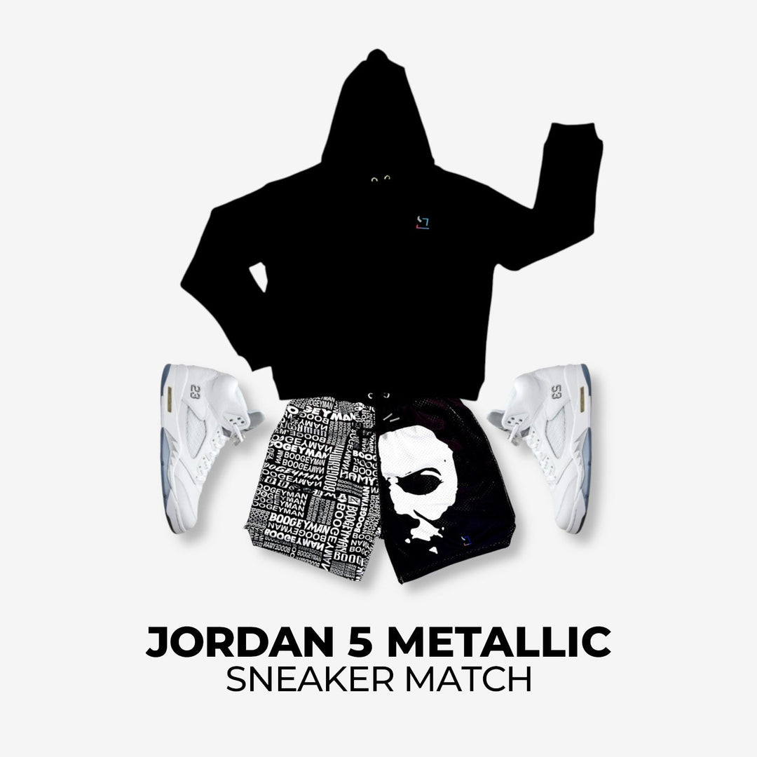 Jordan 5 White Metallic x Boogeyman PRO Sneaker Match