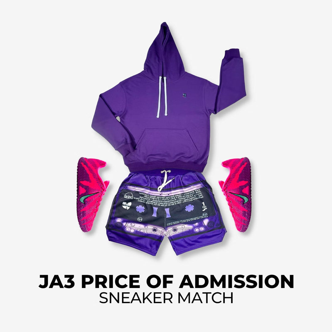 Ja Admission x Purple Tape Sneaker Match Fit Guide