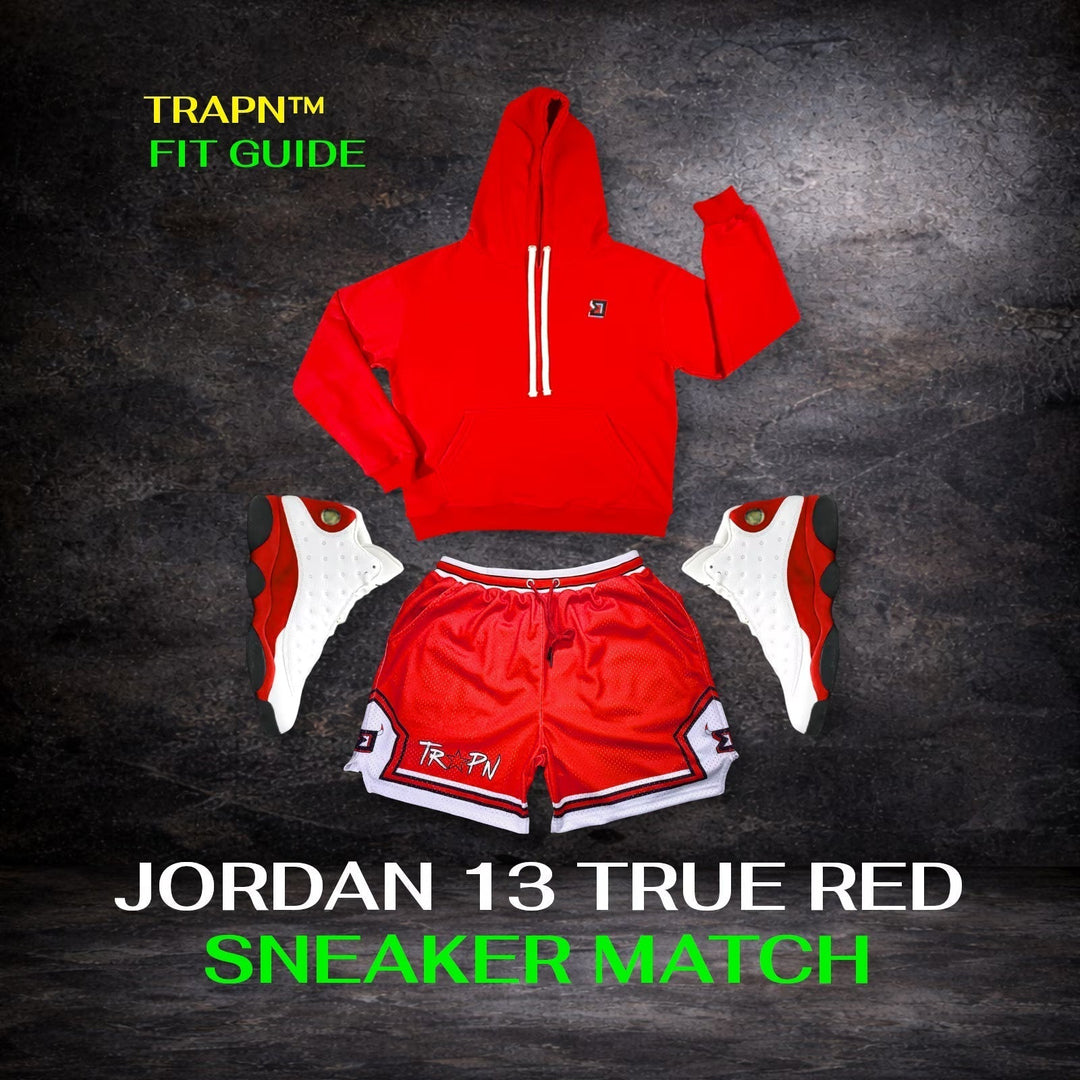 Jordan 13 True Red x TRAPN™ Trap GOAT Sneaker Match