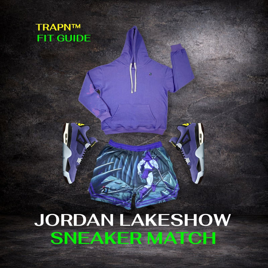 Jordan 4 Lakeshow x TRAPN™ Skeletore Sneaker Match