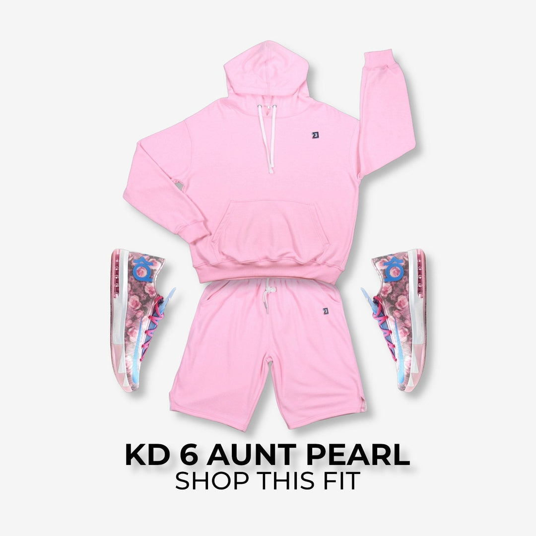 KD 6 Aunt Pearl x TRAPN OFF COURT™ Pink Jogger Sneaker Match