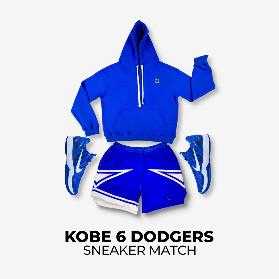 Kobe 5 Dodgers x Wildcat Blue Sneaker Match