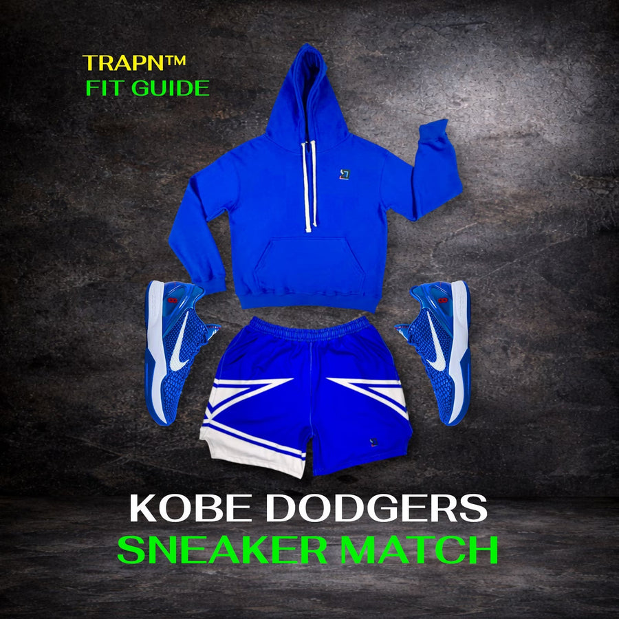 Kobe 5 Dodgers x TRAPN™ Wildcat Blue Sneaker Match