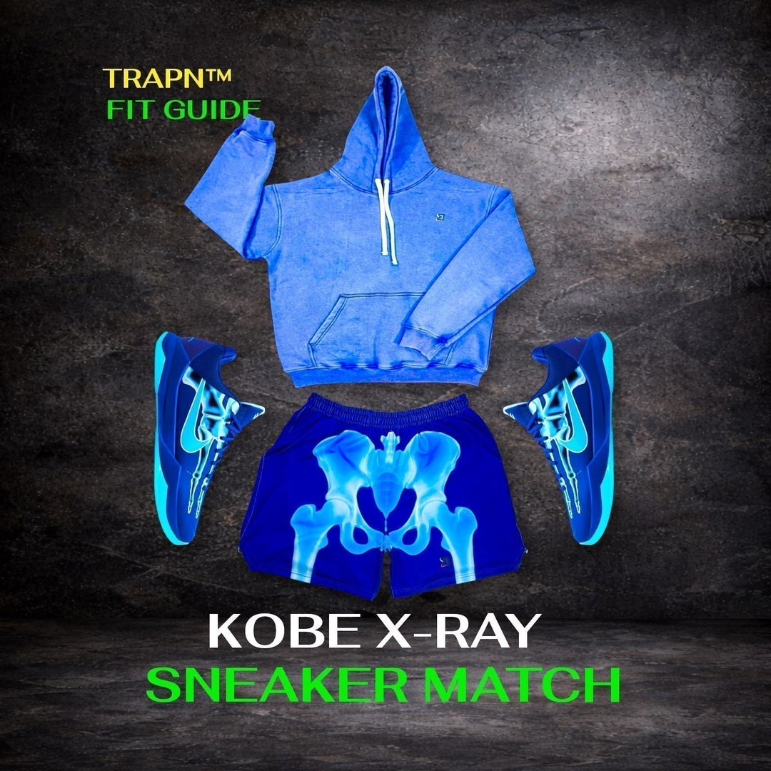 Kobe X-Ray Protro x TRAPN™ X-Ray Blue Sneaker Match Fit Guide