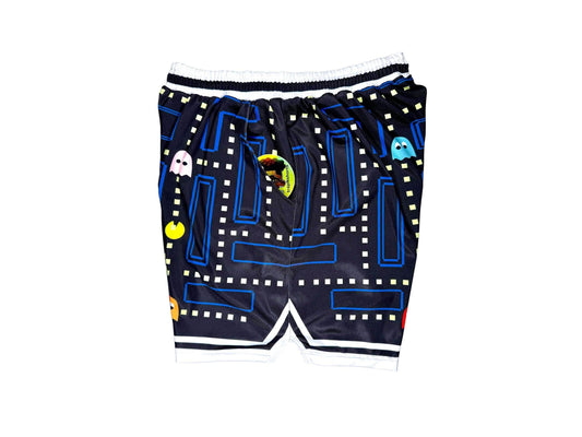 KAP-MAN Dry-Fit Basketball Shorts 🟡👾🏀🔥 - Trap'n Shorts