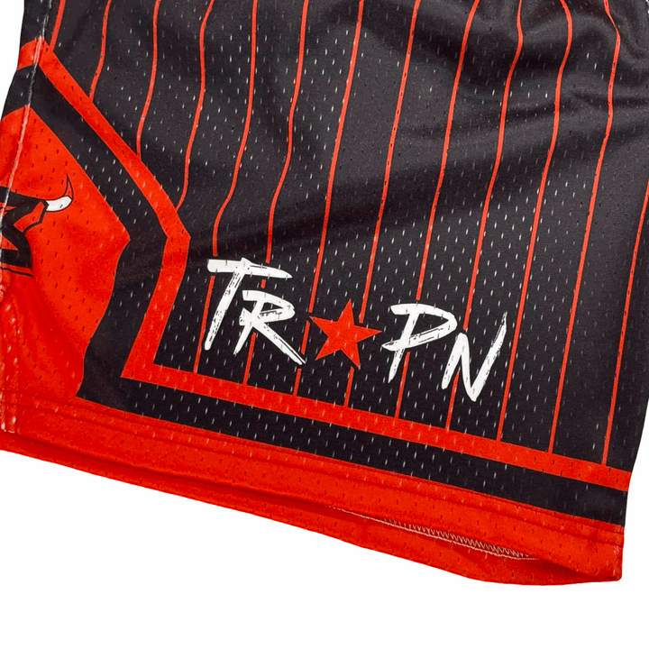 TRAP STRIPES | Authentic Pro Mesh Basketball Shorts Trap'n Shorts