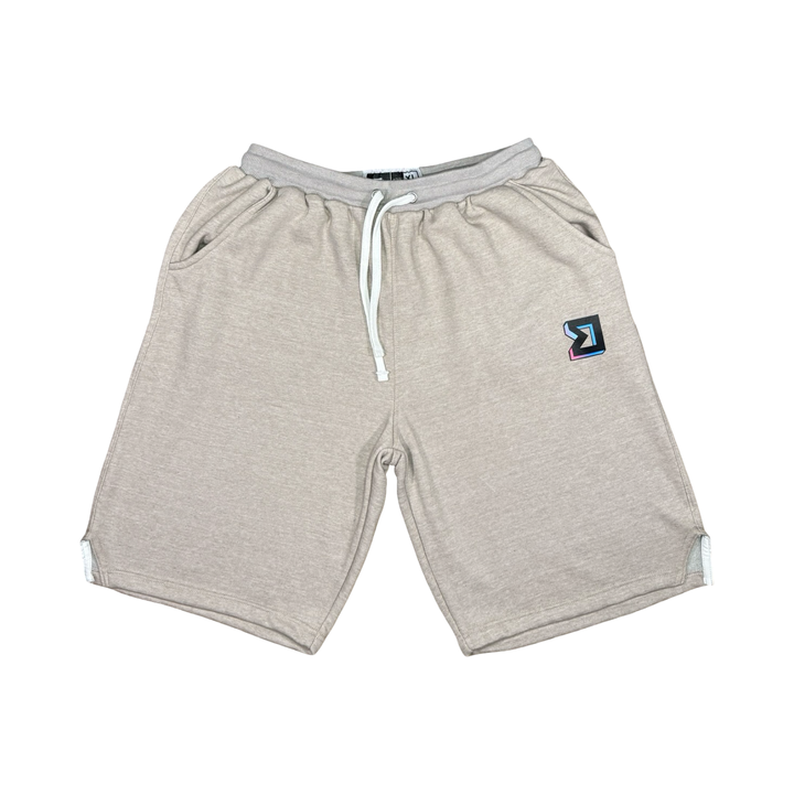 Premium Tan Jogger Shorts – Breathable Loopback Non-Fleece Trap'n Shorts