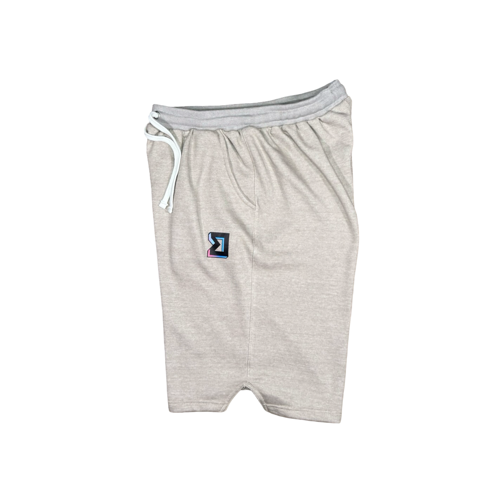 Premium Tan Jogger Shorts – Breathable Loopback Non-Fleece Trap'n Shorts
