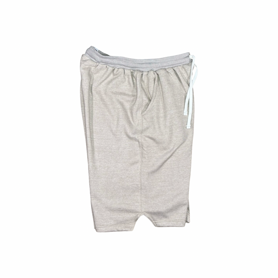 Premium Tan Jogger Shorts – Breathable Loopback Non-Fleece Trap'n Shorts