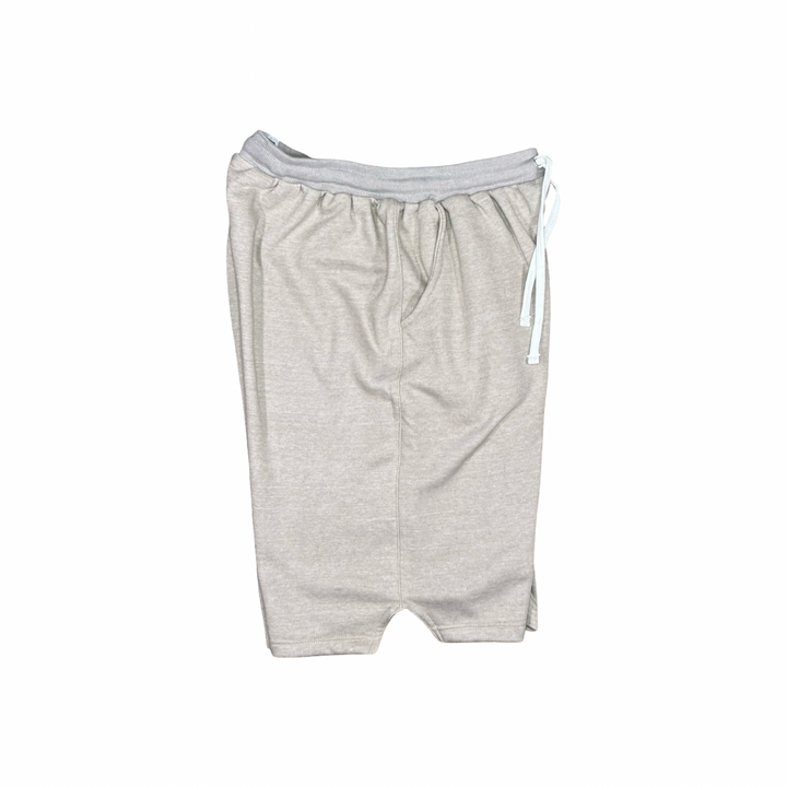 Premium Tan Jogger Shorts – Breathable Loopback Non-Fleece Trap'n Shorts