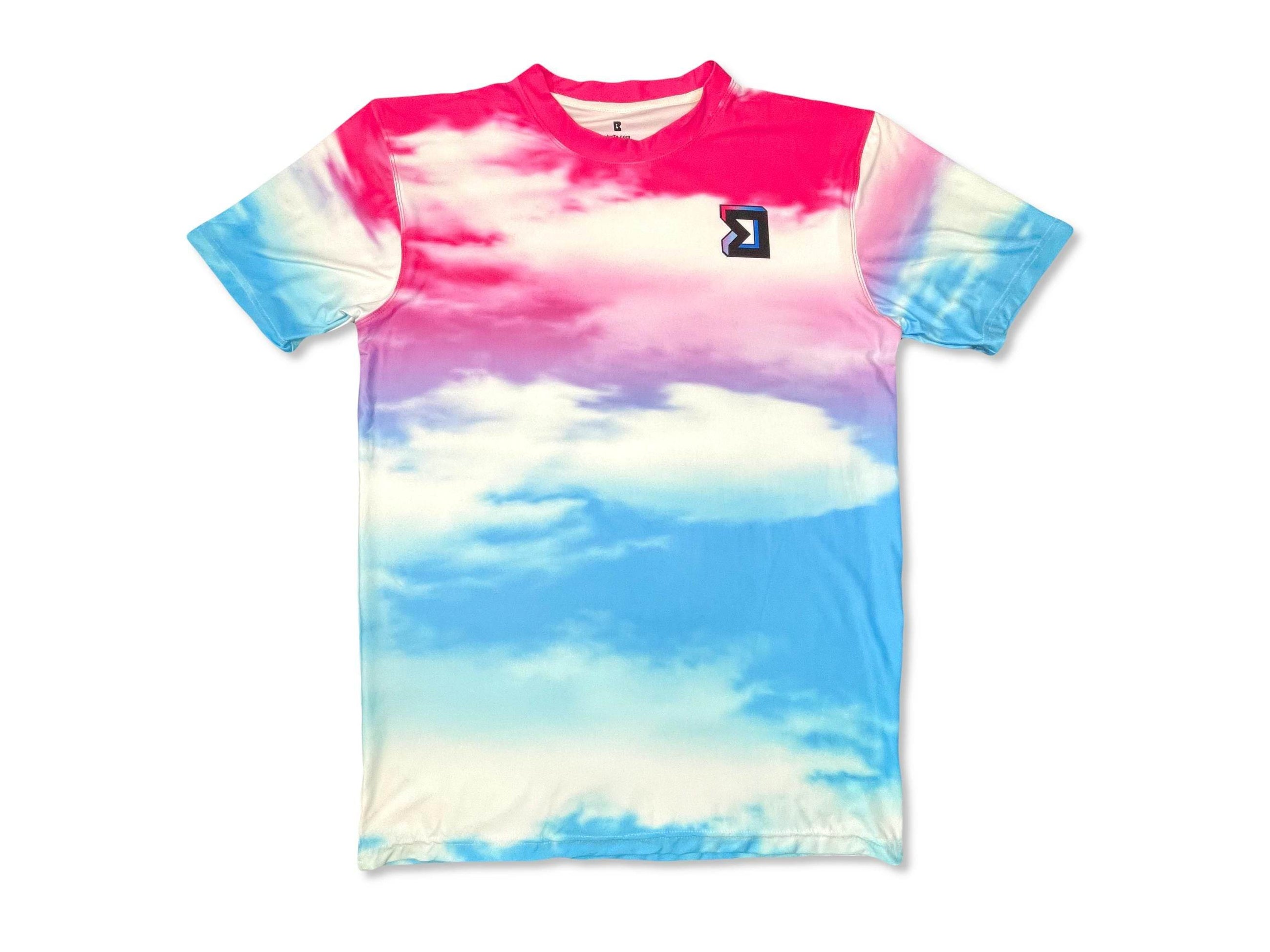 Breathable Tee – Quick Dry (Pink Sky Fade) Trap'n Shorts