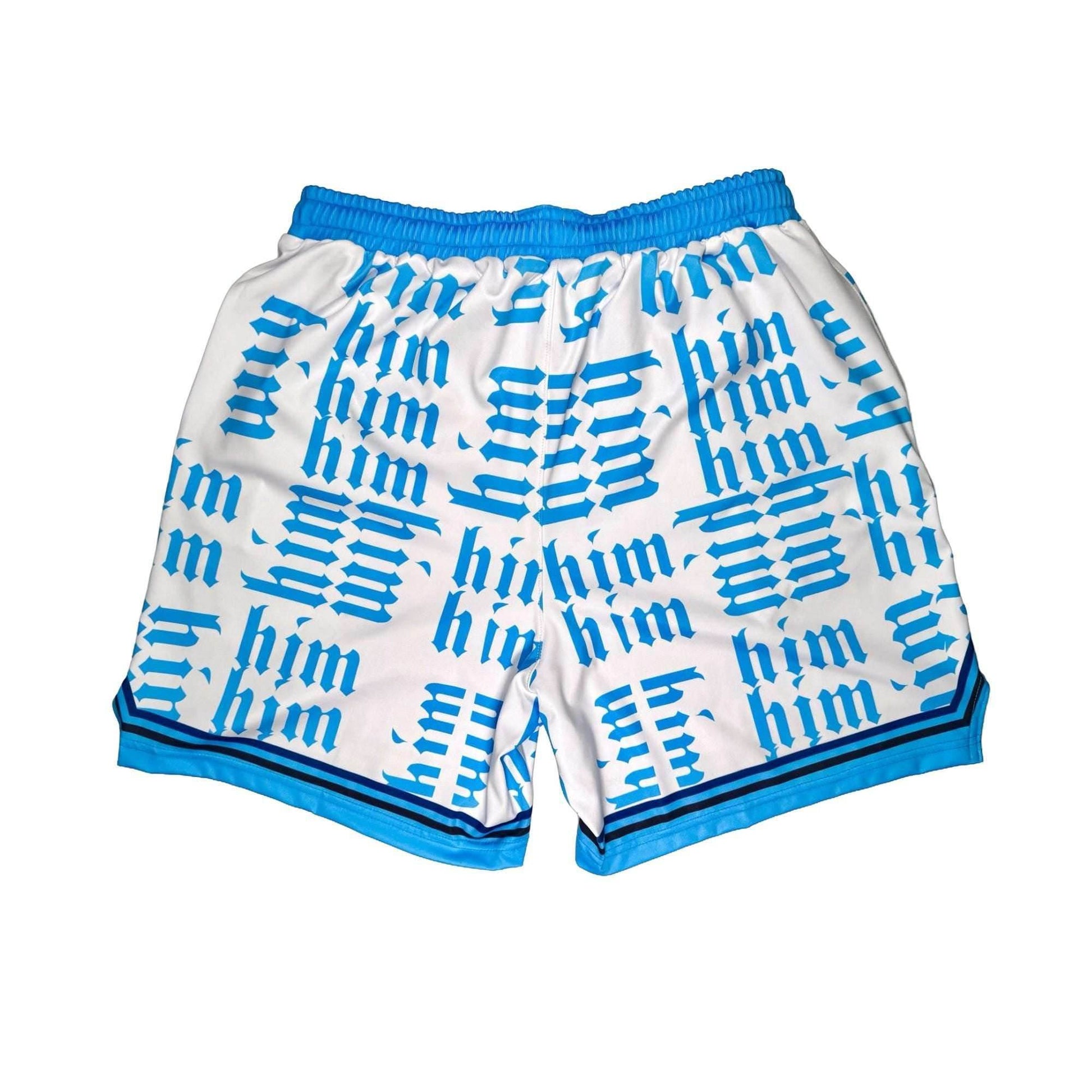 HiM Dry-Fit Shorts – ICE Blue Colorway ❄️💎🏀 - Trap'n Shorts
