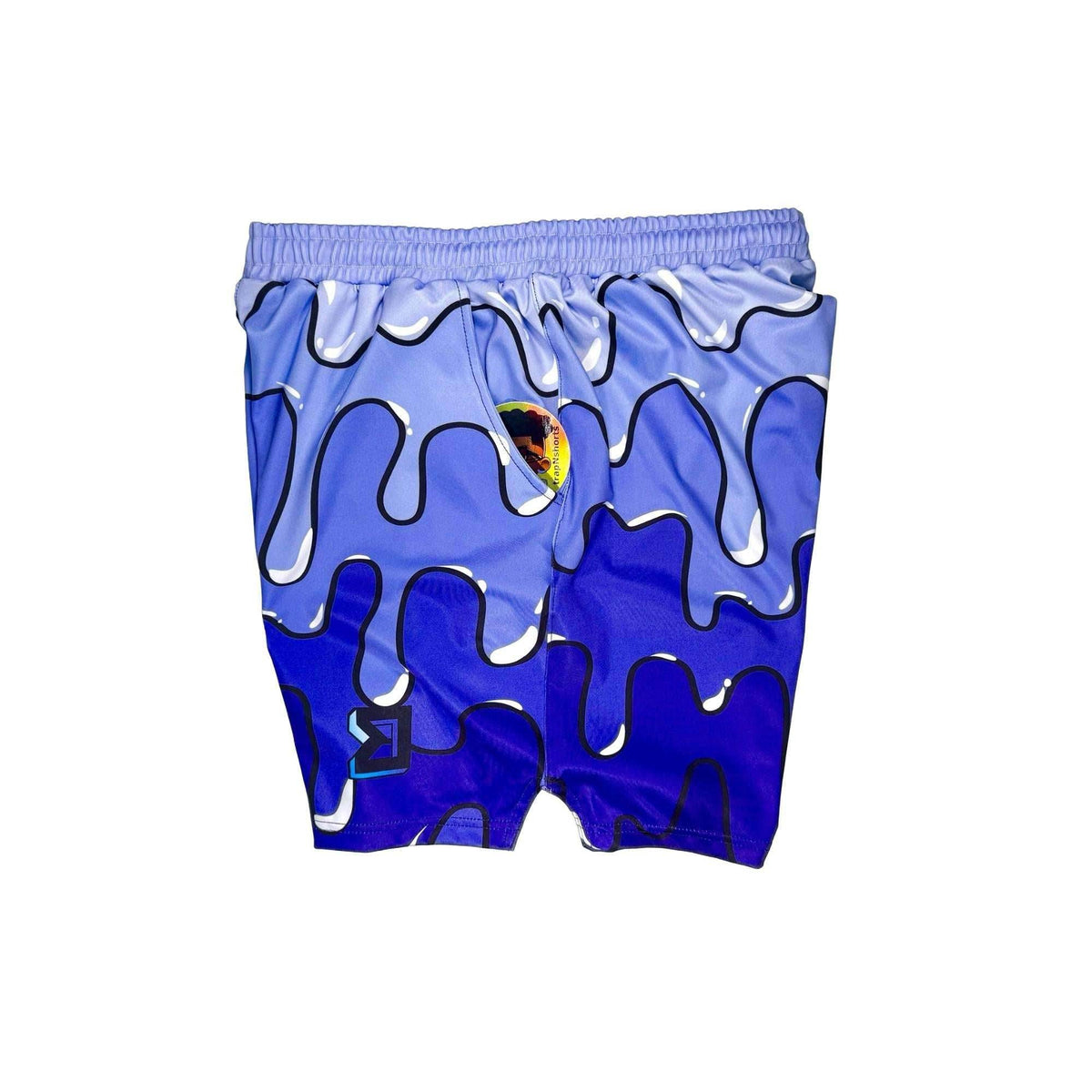 Basketball Shorts – Soft Quick Dry (Drip’n Blue) Trap'n Shorts