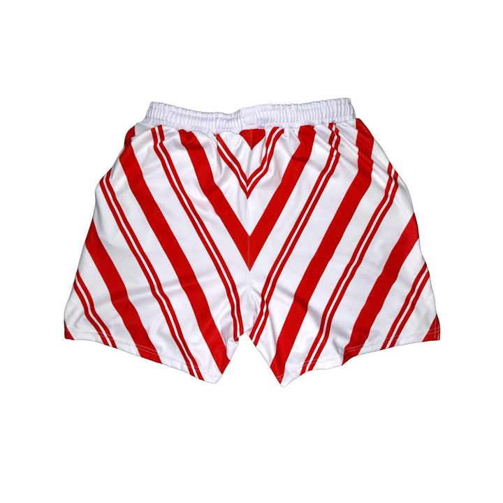 Basketball Shorts – Soft Quick Dry (StripeOut Red) Trap'n Shorts