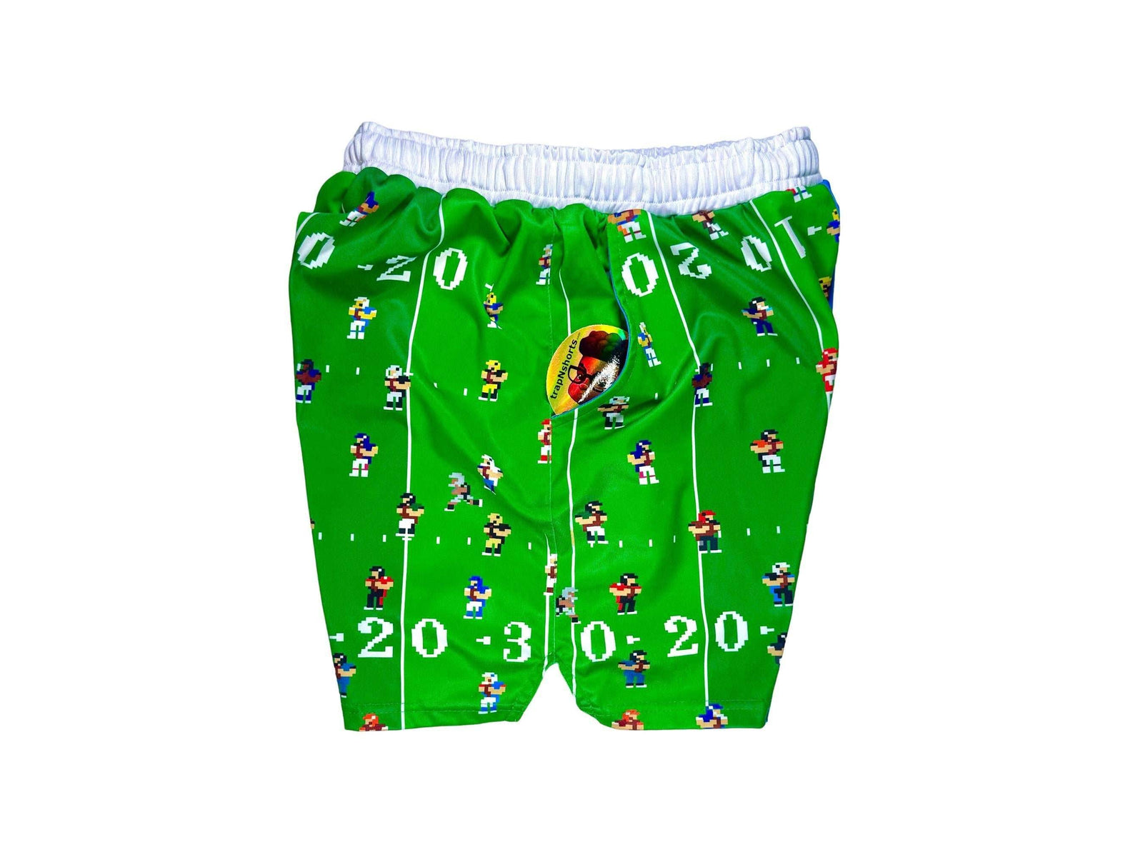 Basketball Shorts – Soft Quick Dry (Pixel Bowl) Trap'n Shorts