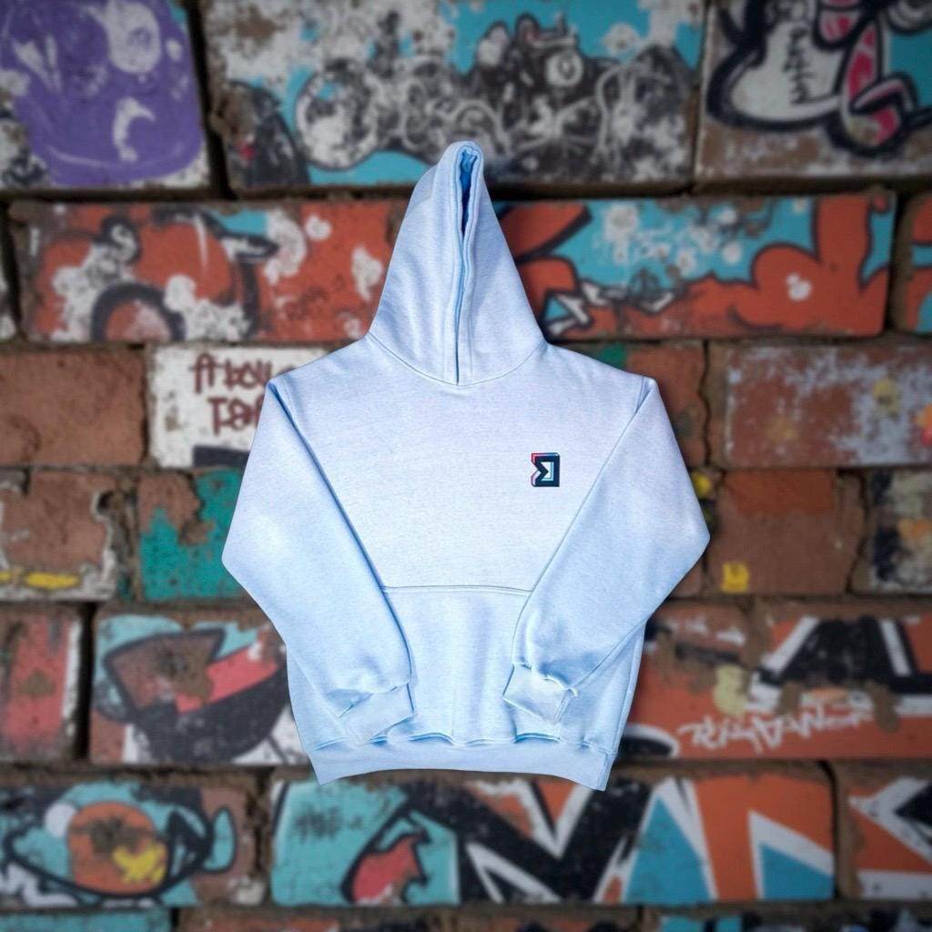 SKY Blue Premium Acid Wash Hoodie by Trap'N Shorts 🔥🩵 - Trap'n Shorts
