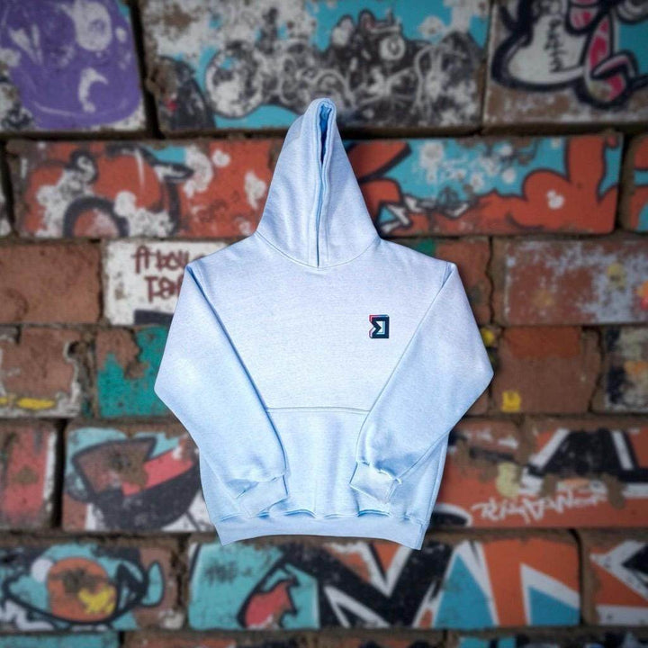 SKY Blue Premium Acid Wash Hoodie by Trap'N Shorts 🔥🩵 - Trap'n Shorts