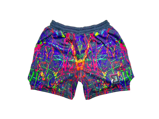 PAINTd Dry-Fit Shorts 🎨🖌️ - Trap'n Shorts