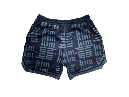 HiM Basketball Shorts – BLACKOUT Colorway 🖤🔥🏀 - Trap'n Shorts