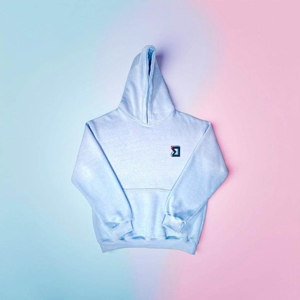 SKY Blue Premium Acid Wash Hoodie by Trap'N Shorts 🔥🩵 - Trap'n Shorts