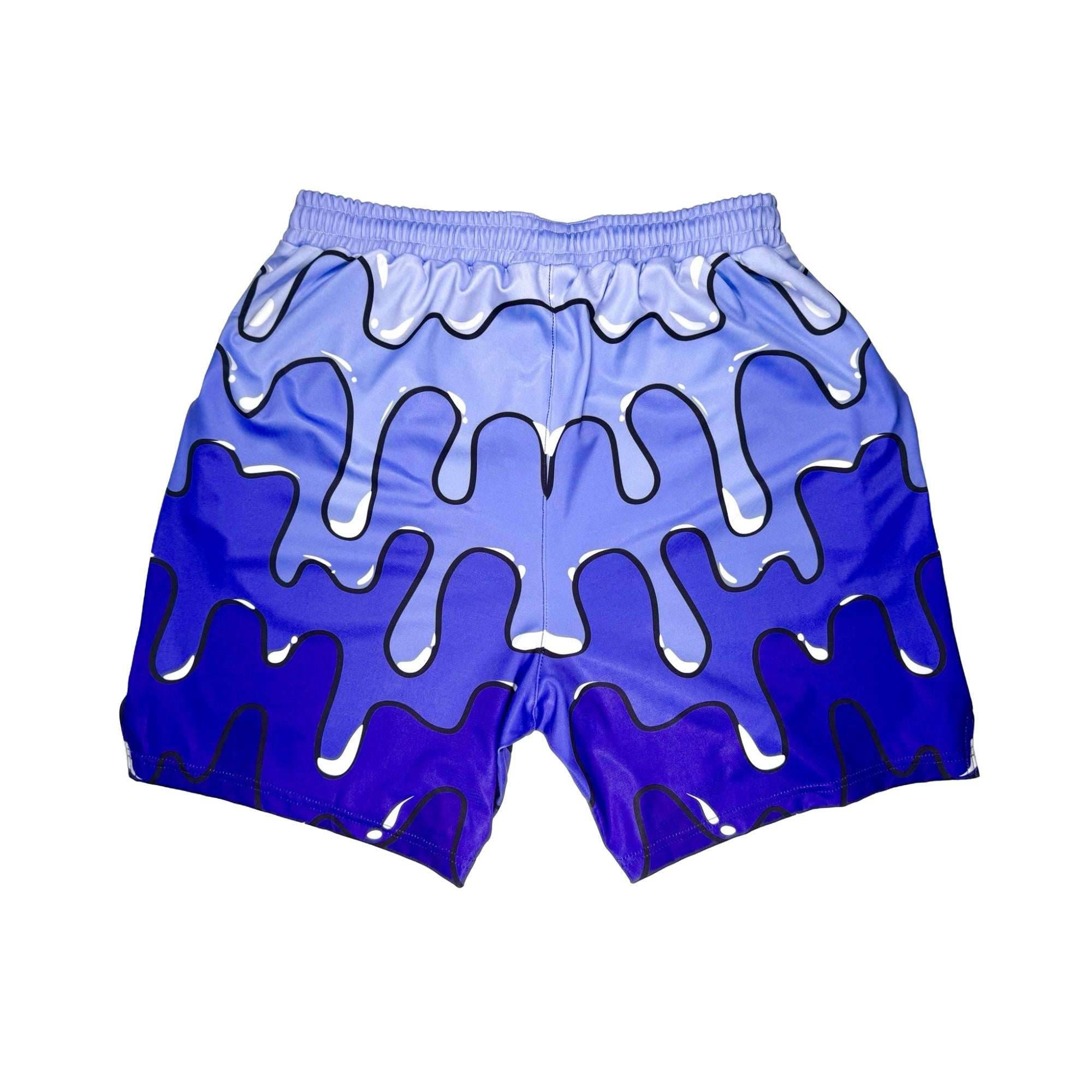 Basketball Shorts – Soft Quick Dry (Drip’n Blue) Trap'n Shorts