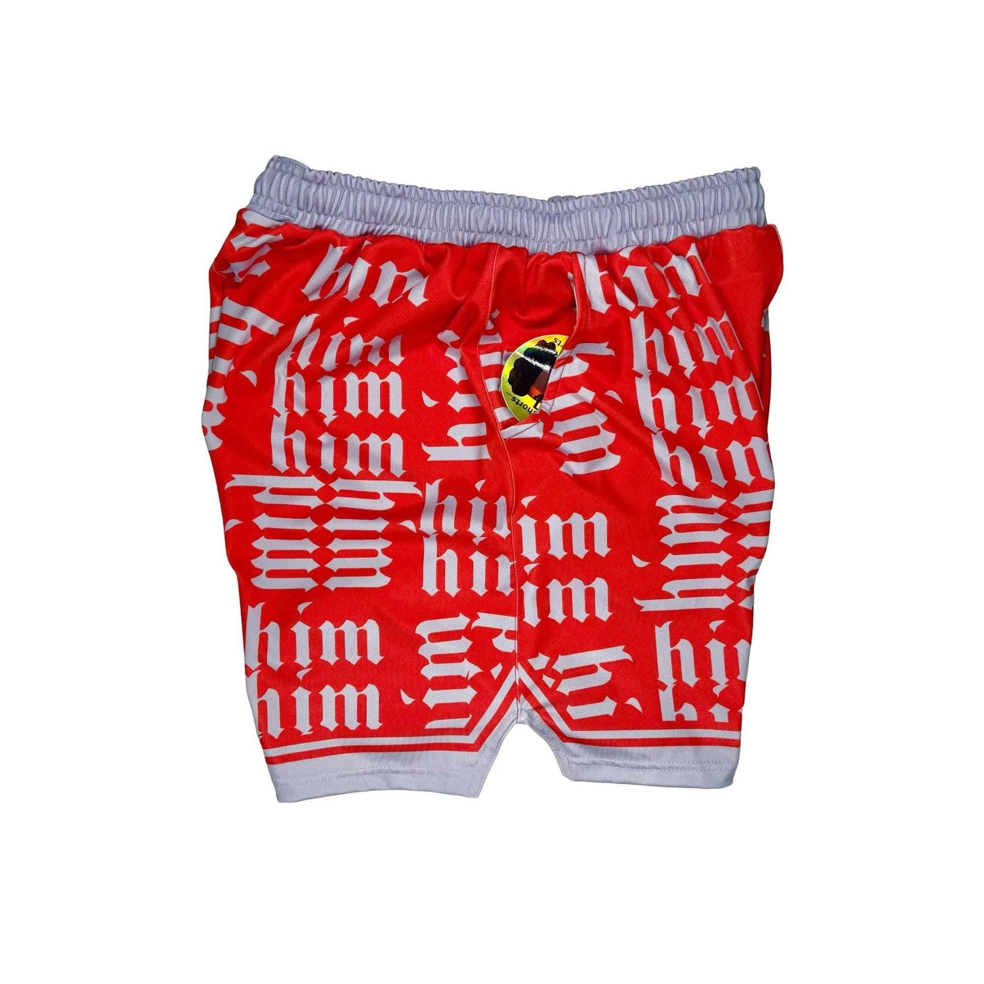 HiM Dry-Fit Shorts - BUCKEYE Colorway 🔴⚪🏀🔥 - Trap'n Shorts