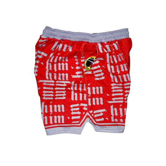 HiM Dry-Fit Shorts - BUCKEYE Colorway 🔴⚪🏀🔥 - Trap'n Shorts