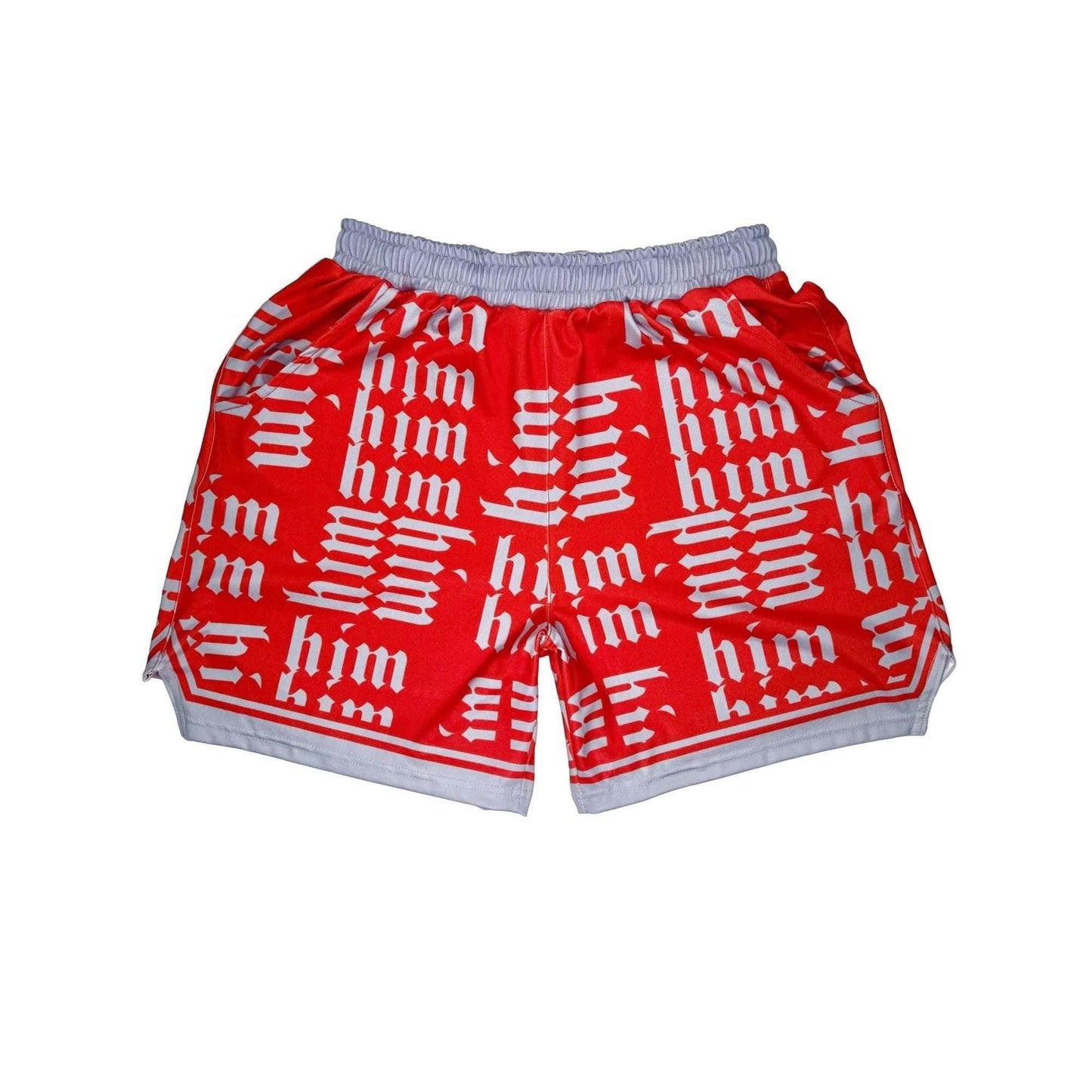 HiM Dry-Fit Shorts - BUCKEYE Colorway 🔴⚪🏀🔥 - Trap'n Shorts