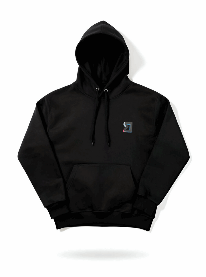 Premium Athletic Lightweight Black Loopback Hoodie Trap'n Shorts