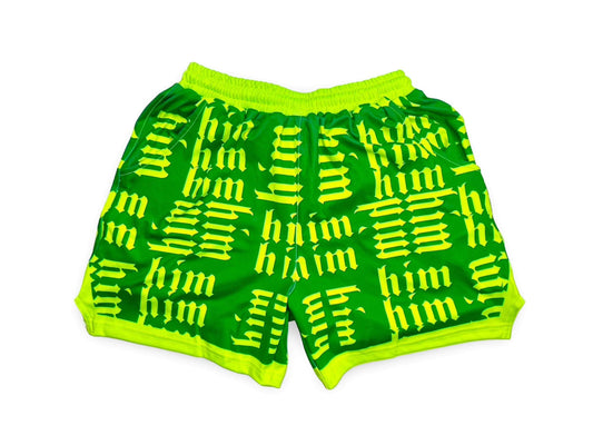 HiM Dry Fit Shorts - GRINCH