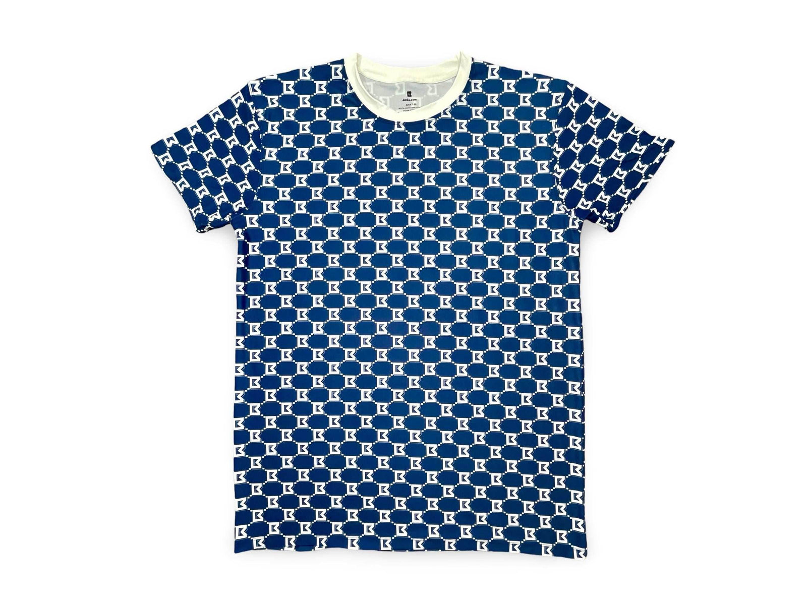 B ALL T | Stretchy Dry-Fit T-Shirt - Navy Blue - ALL Sizes Trap'n Shorts