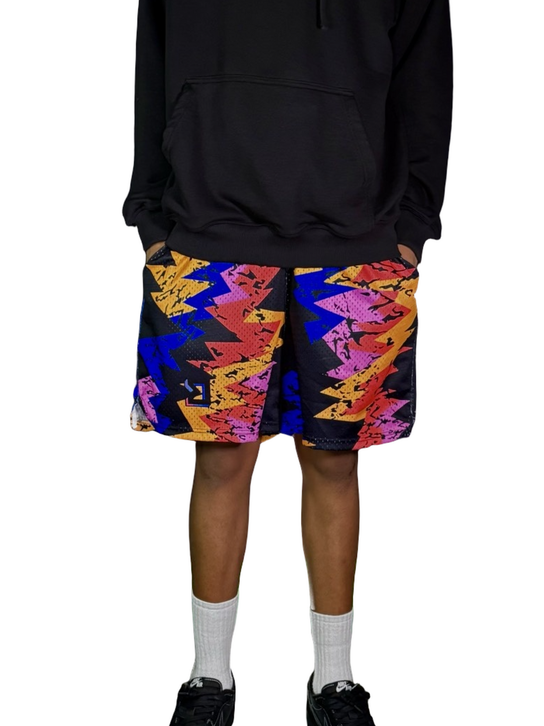 ZipZag Mesh Basketball Shorts — Breathable Performance