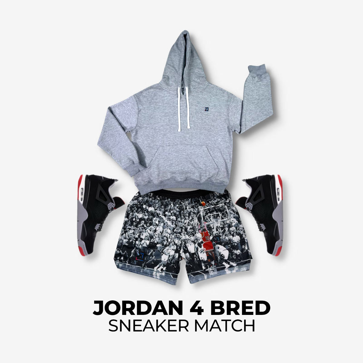 Jordan 4 BRED Match