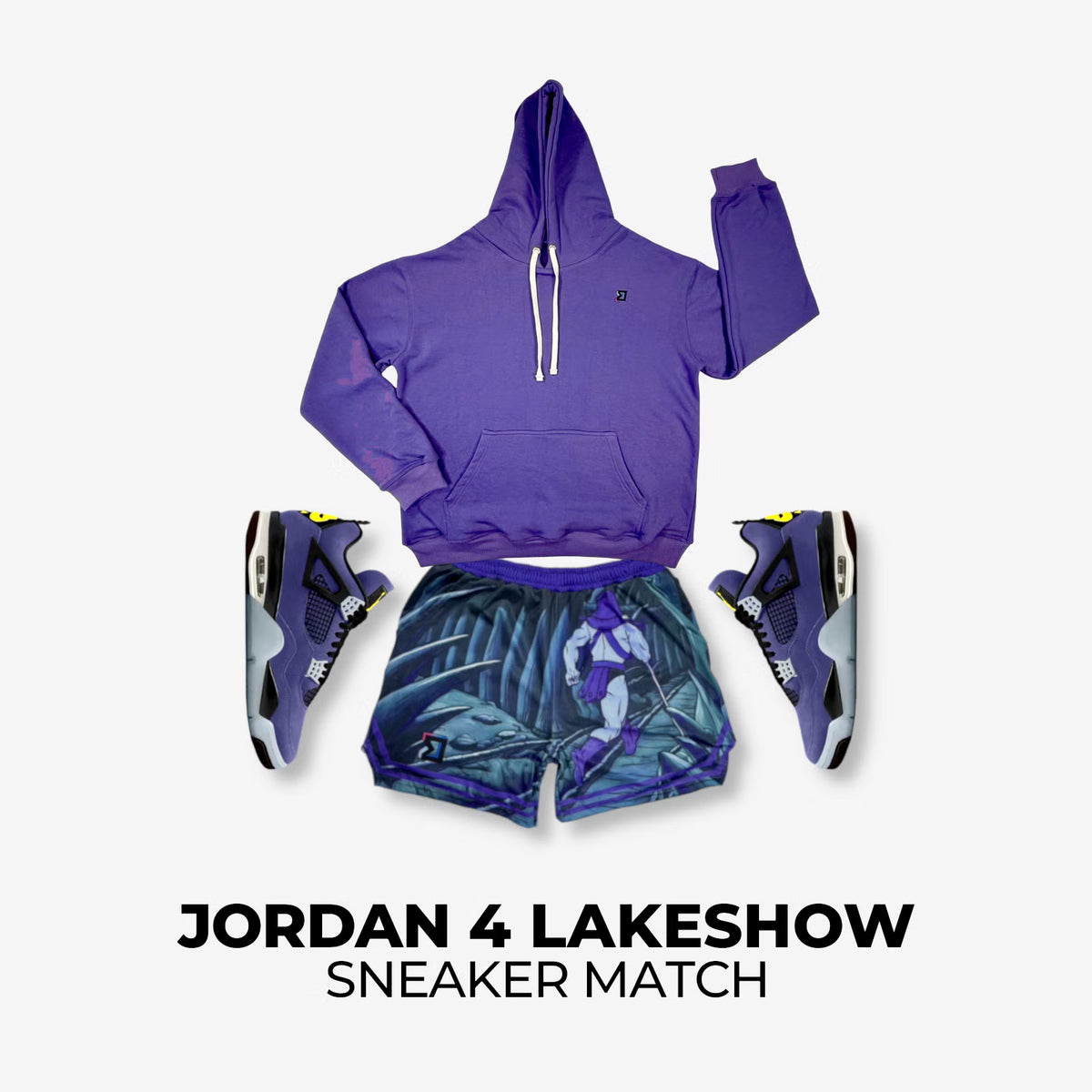 Jordan 4 Lakeshow Match