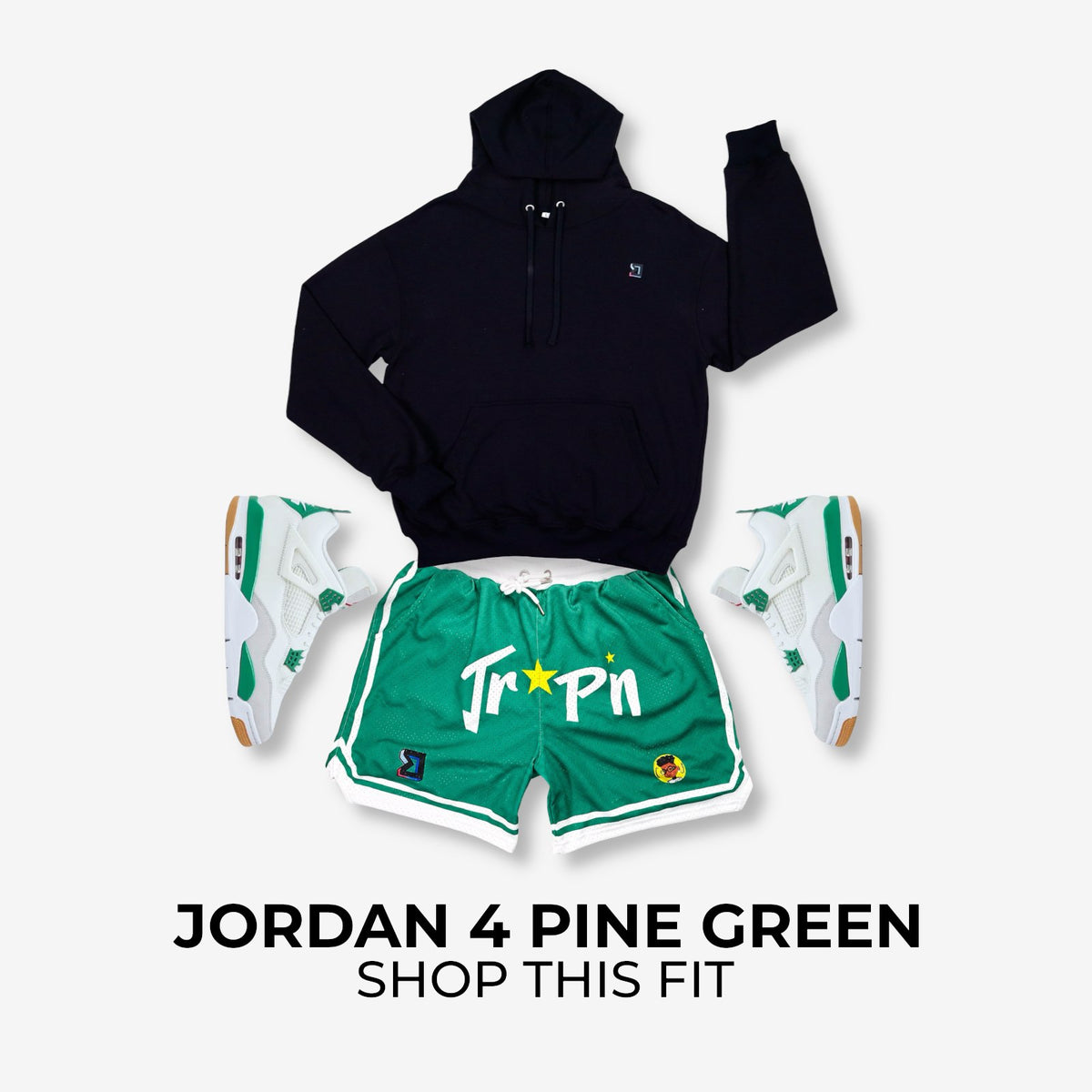 Jordan 4 Pine Green Match