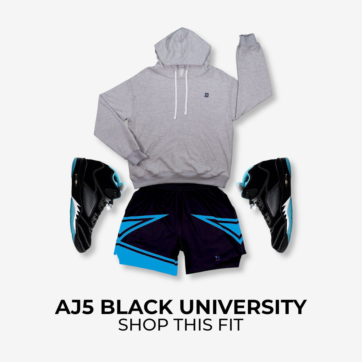 Jordan 5 Black University Match