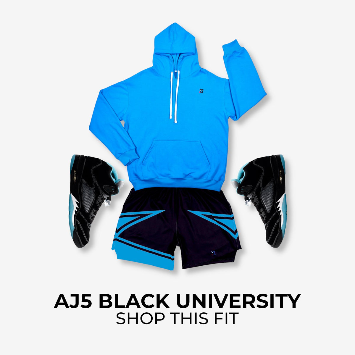 Jordan 5 Black University Match