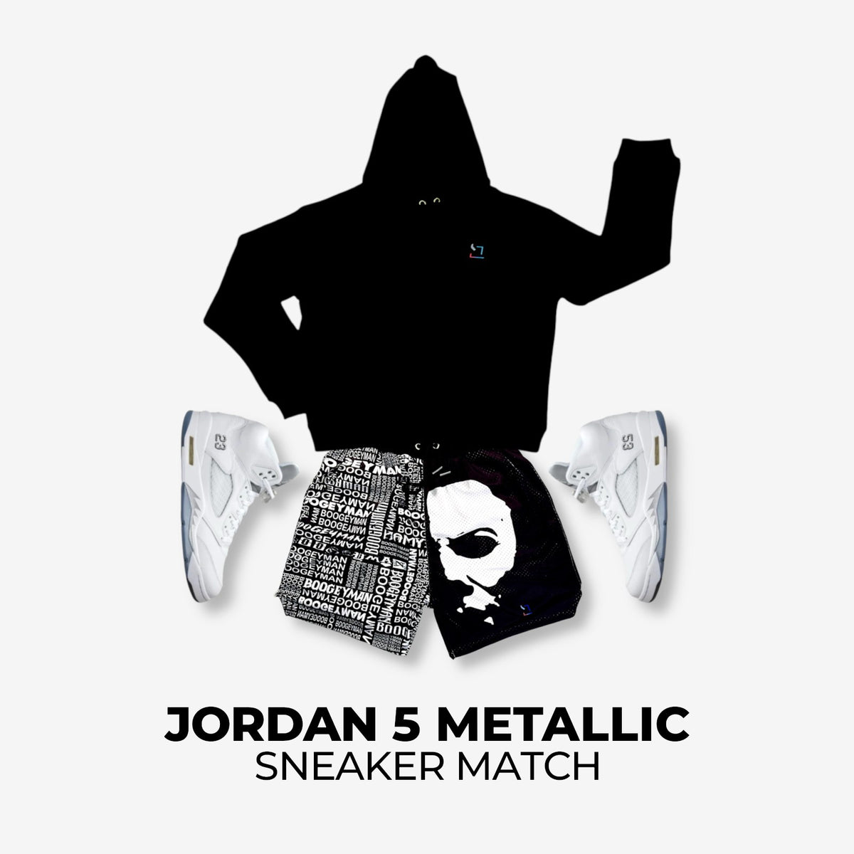 Jordan 5 White Metallic Match