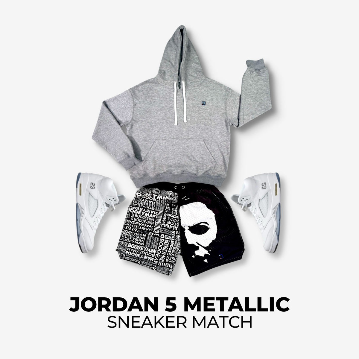 Jordan 5 White Metallic Match