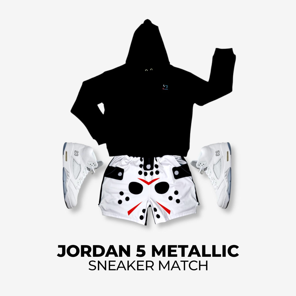 Jordan 5 White Metallic Match